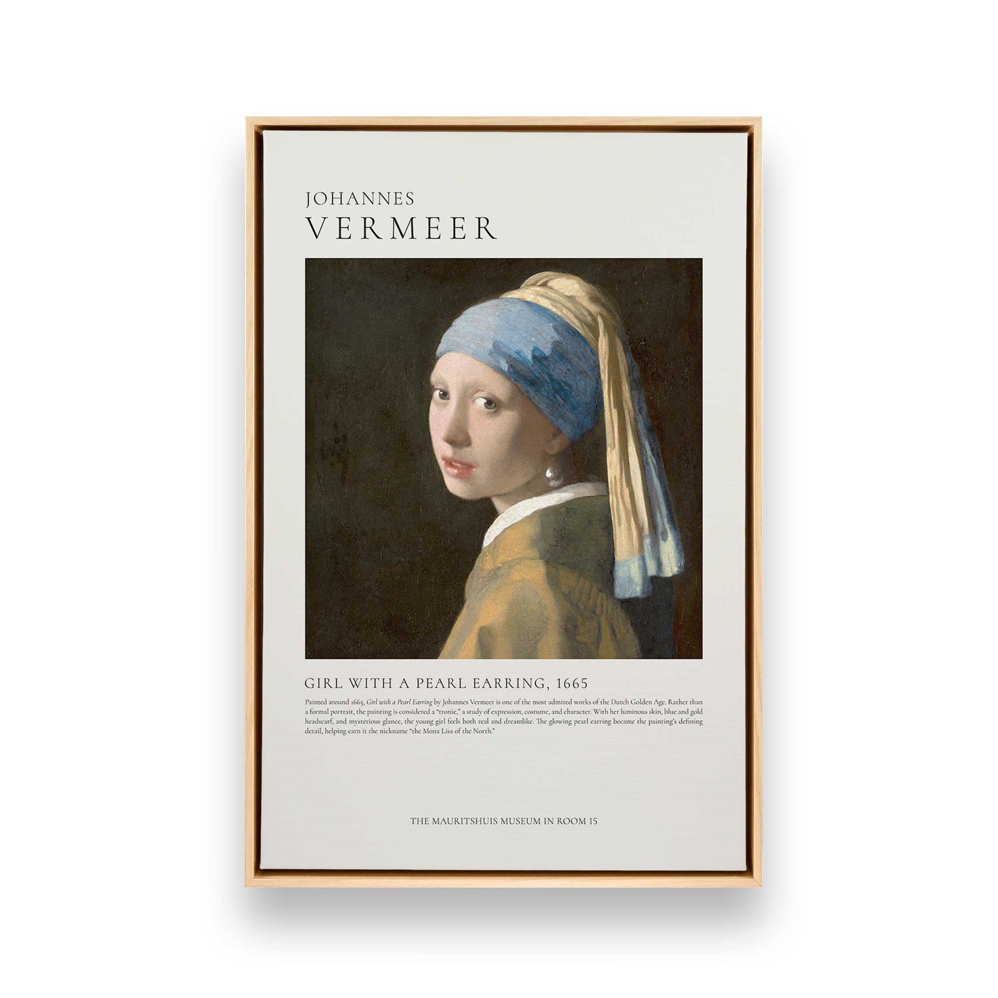 [Color:American Maple], Picture of art in a American Maple frame