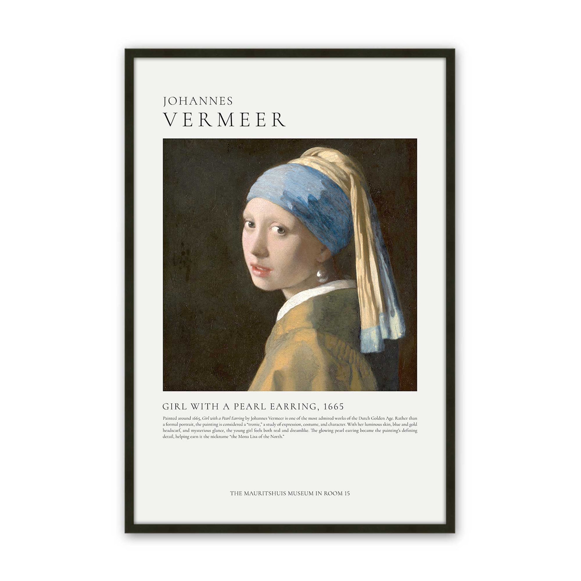 [Color:Satin Black], Picture of art in a Satin Black frame