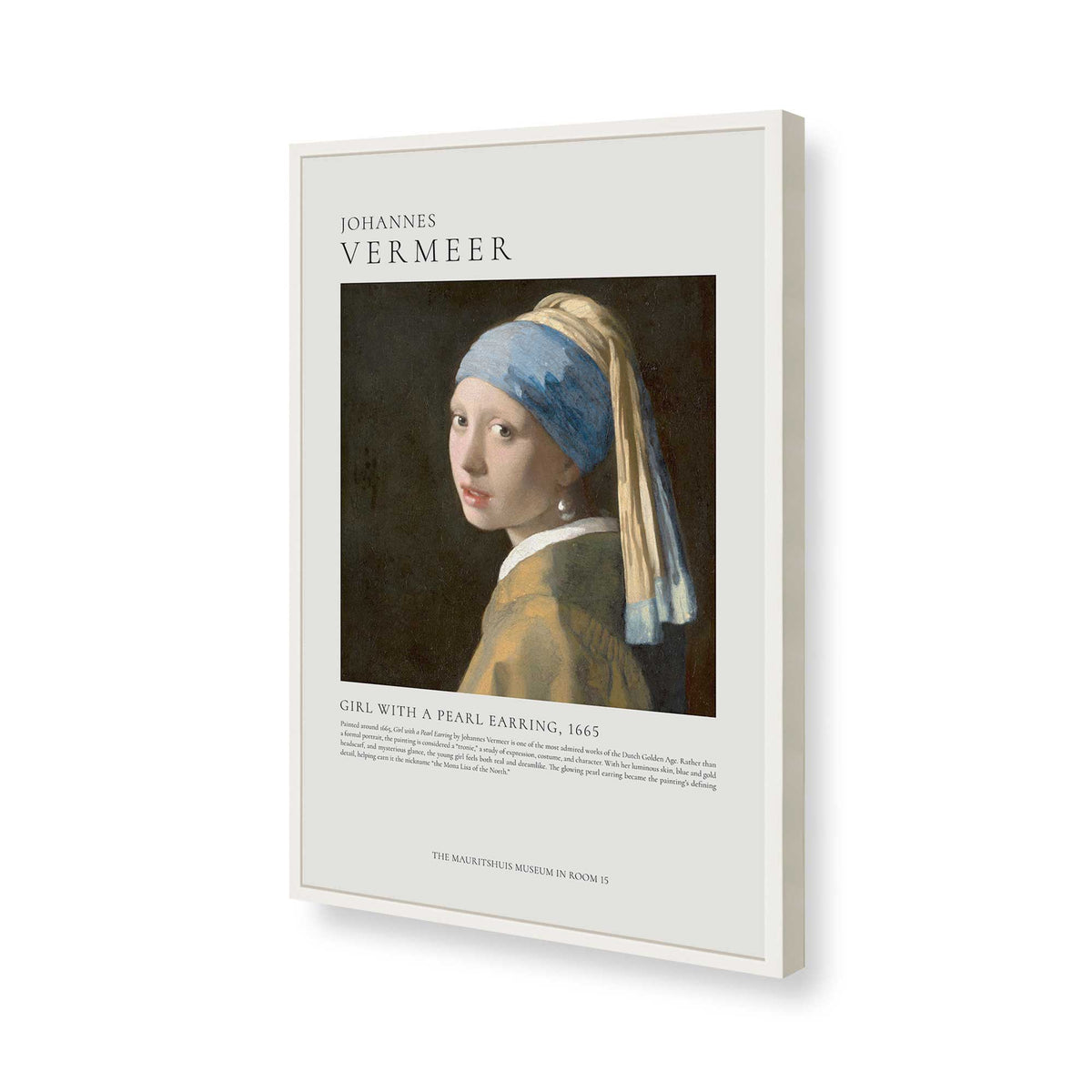 [Color:Opaque White], Picture of art in a Opaque White frame of the corner