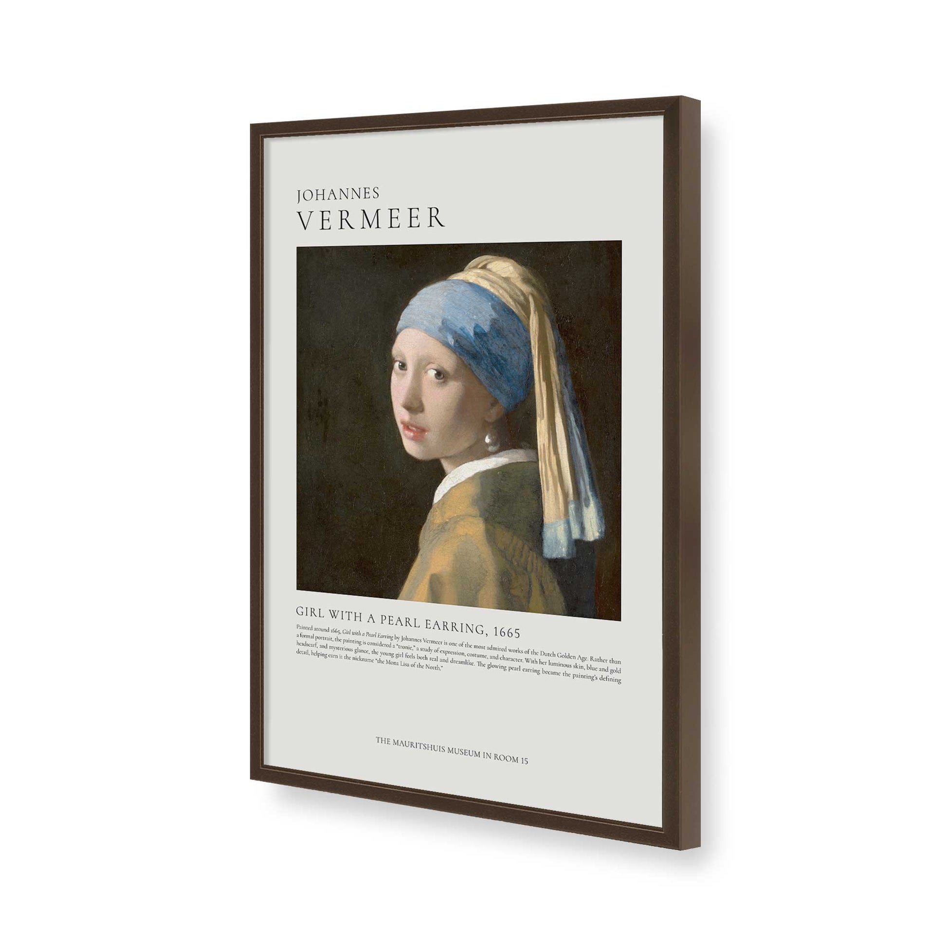 [Color:Belvinder Brown], Picture of art in a Belvinder Brown frame of the corner