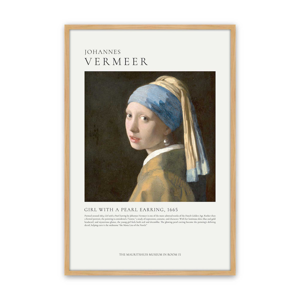 [Color:American Maple], Picture of art in a American Maple frame