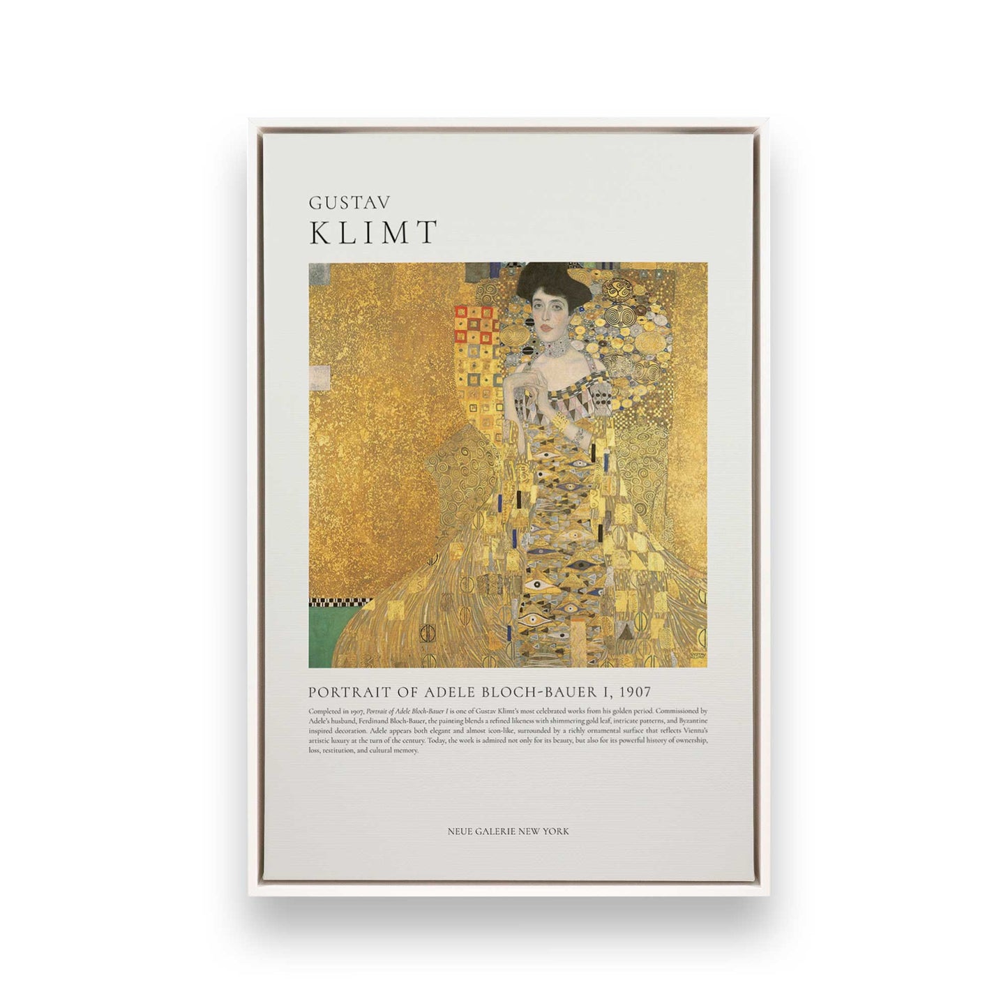 [Color:Opaque White], Picture of art in a White frame
