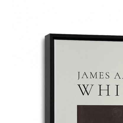 [Color:Satin Black], Picture of art in a Satin Black frame at an angle