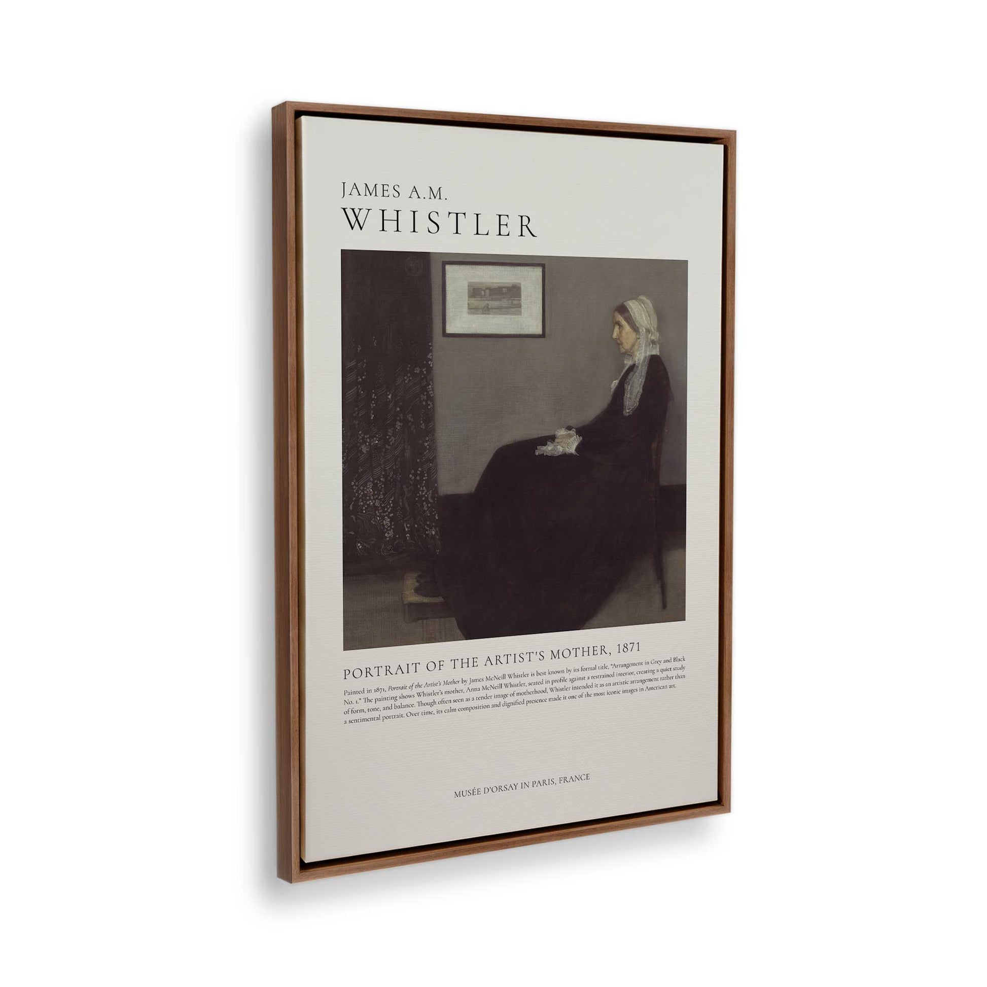 [Color:Walnut], Picture of the corner of the art