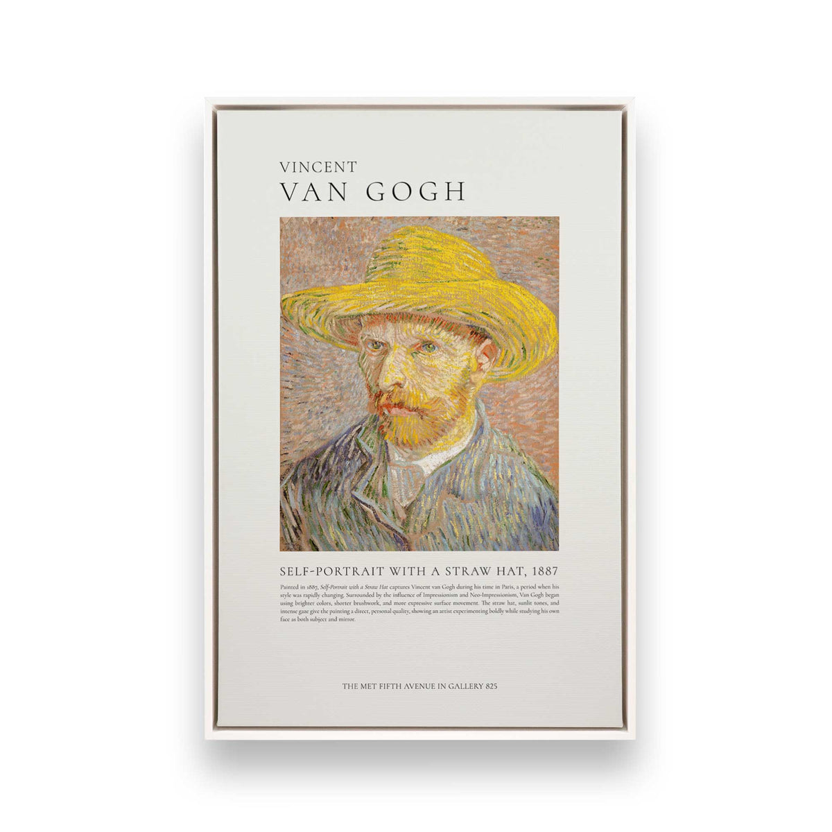 [Color:Opaque White], Picture of art in a White frame