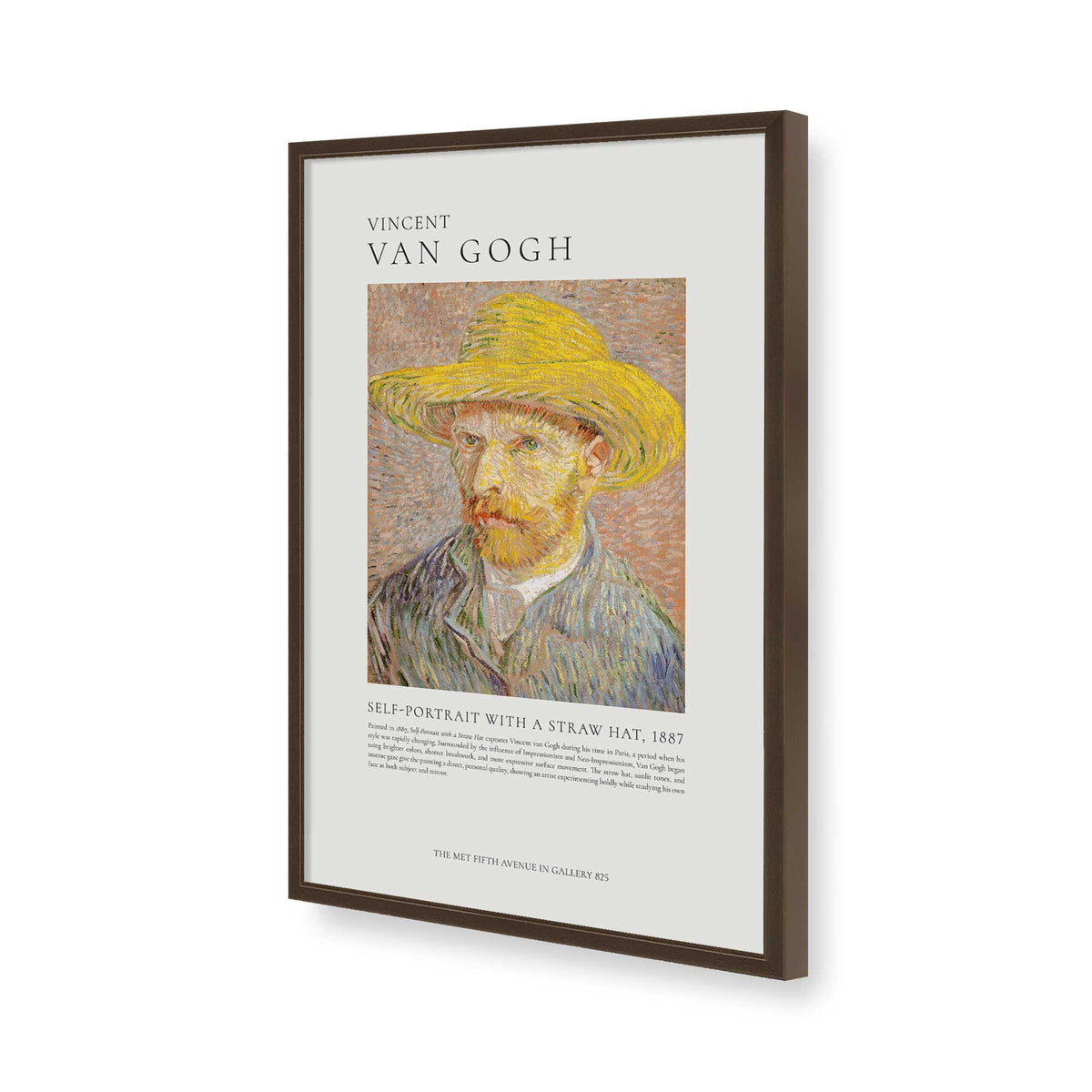 [Color:Belvinder Brown], Picture of art in a Belvinder Brown frame of the corner