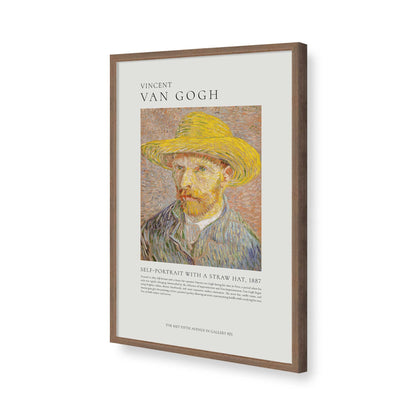 [Color:Walnut], Picture of art in a Walnut frame of the corner