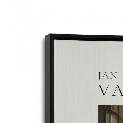 [Color:Satin Black], Picture of art in a Satin Black frame at an angle