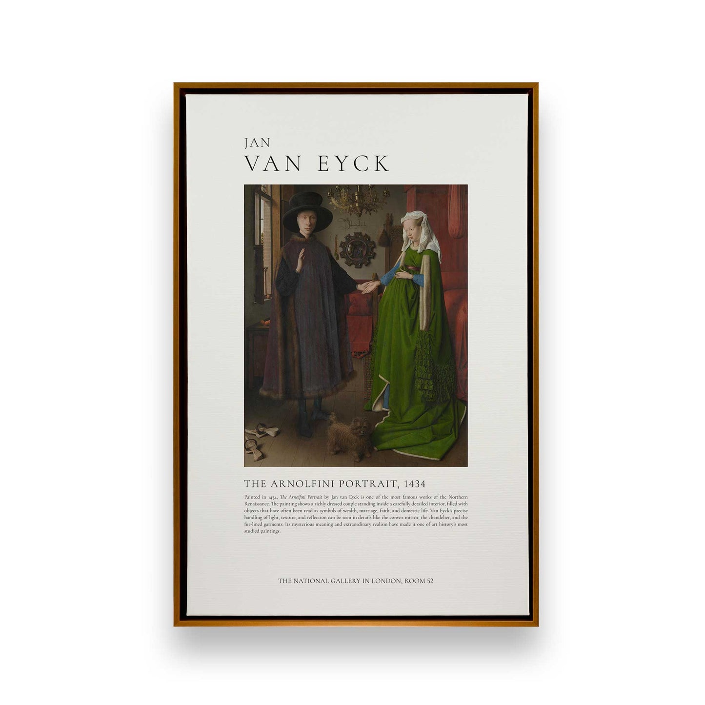 [Color:Polished Gold], Picture of art in a Polished Gold frame