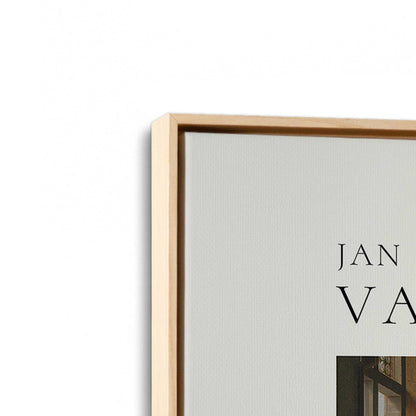 [Color:American Maple], Picture of art in a American Maple frame at an angle