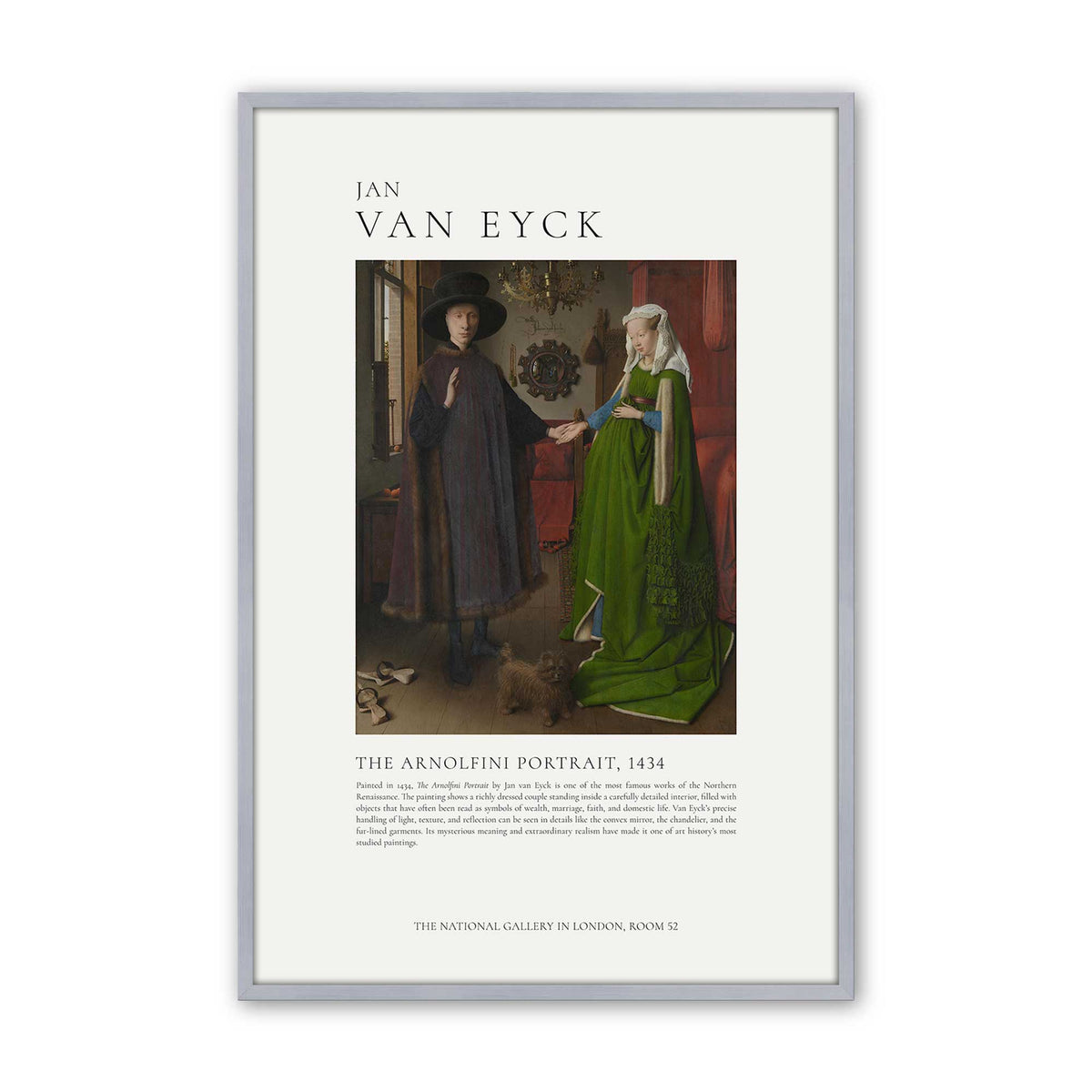 [Color:Polished Chrome], Picture of art in a Polished Chrome frame