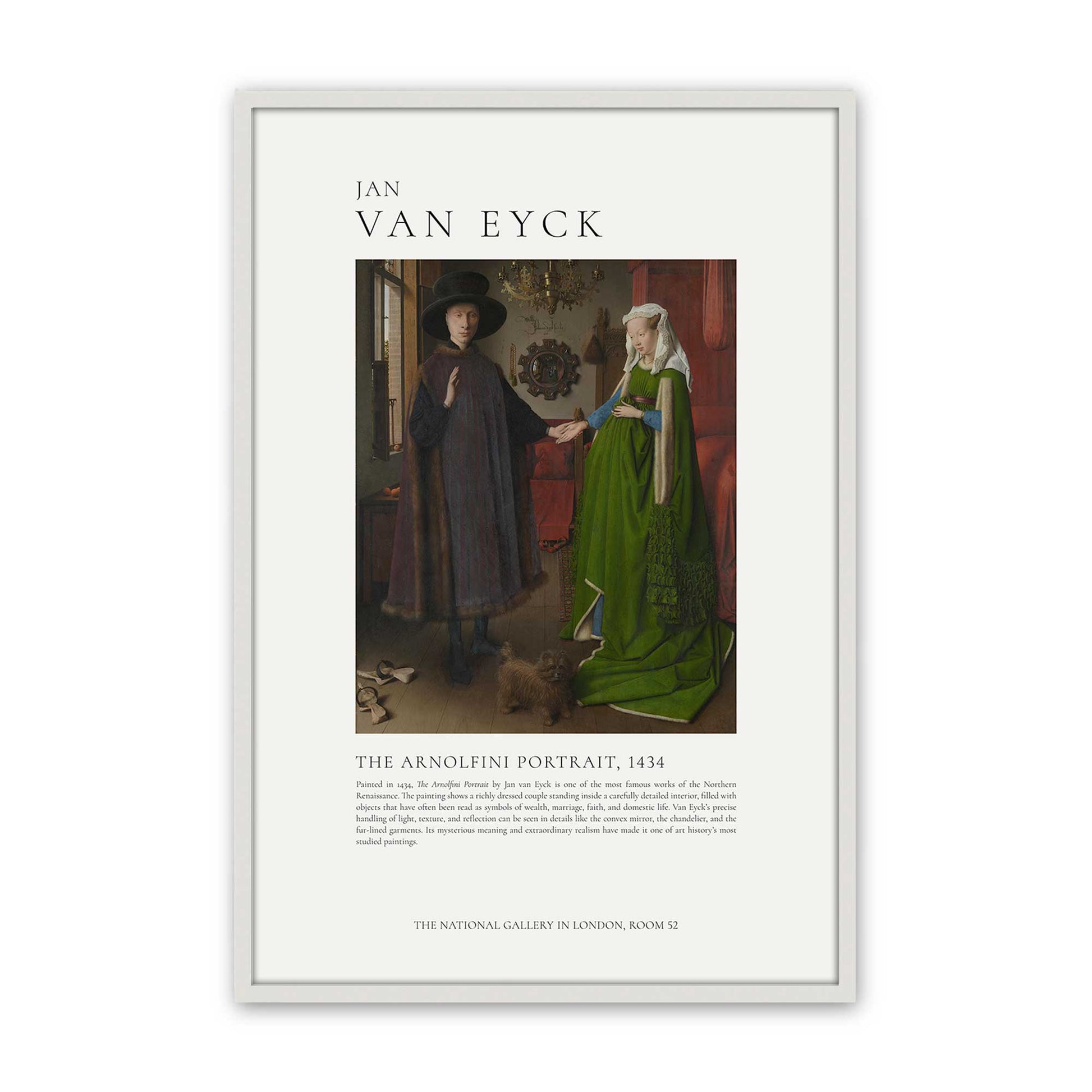[Color:Opaque White], Picture of art in a Opaque White frame