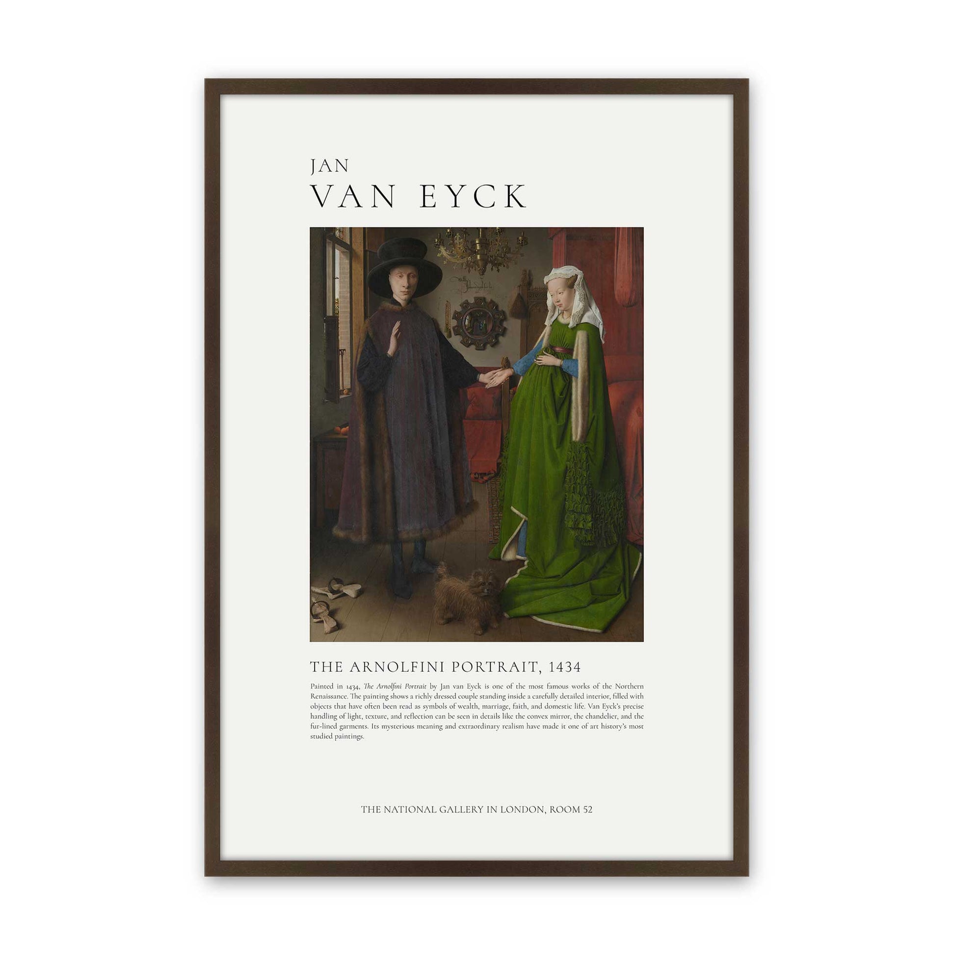 [Color:Belvinder Brown], Picture of art in a Belvinder Brown frame
