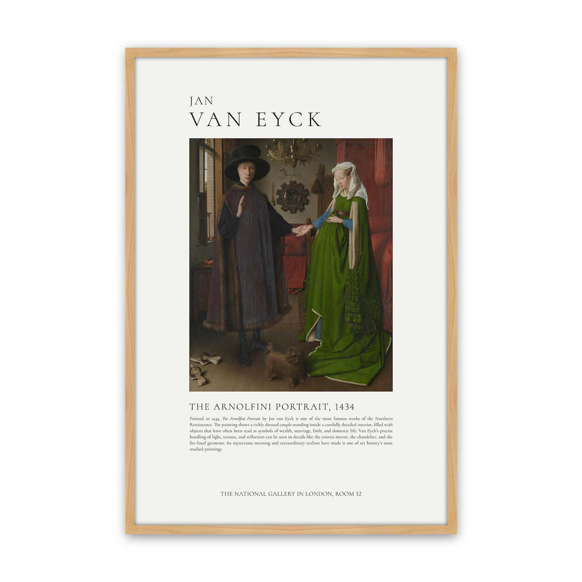 [Color:American Maple], Picture of art in a American Maple frame