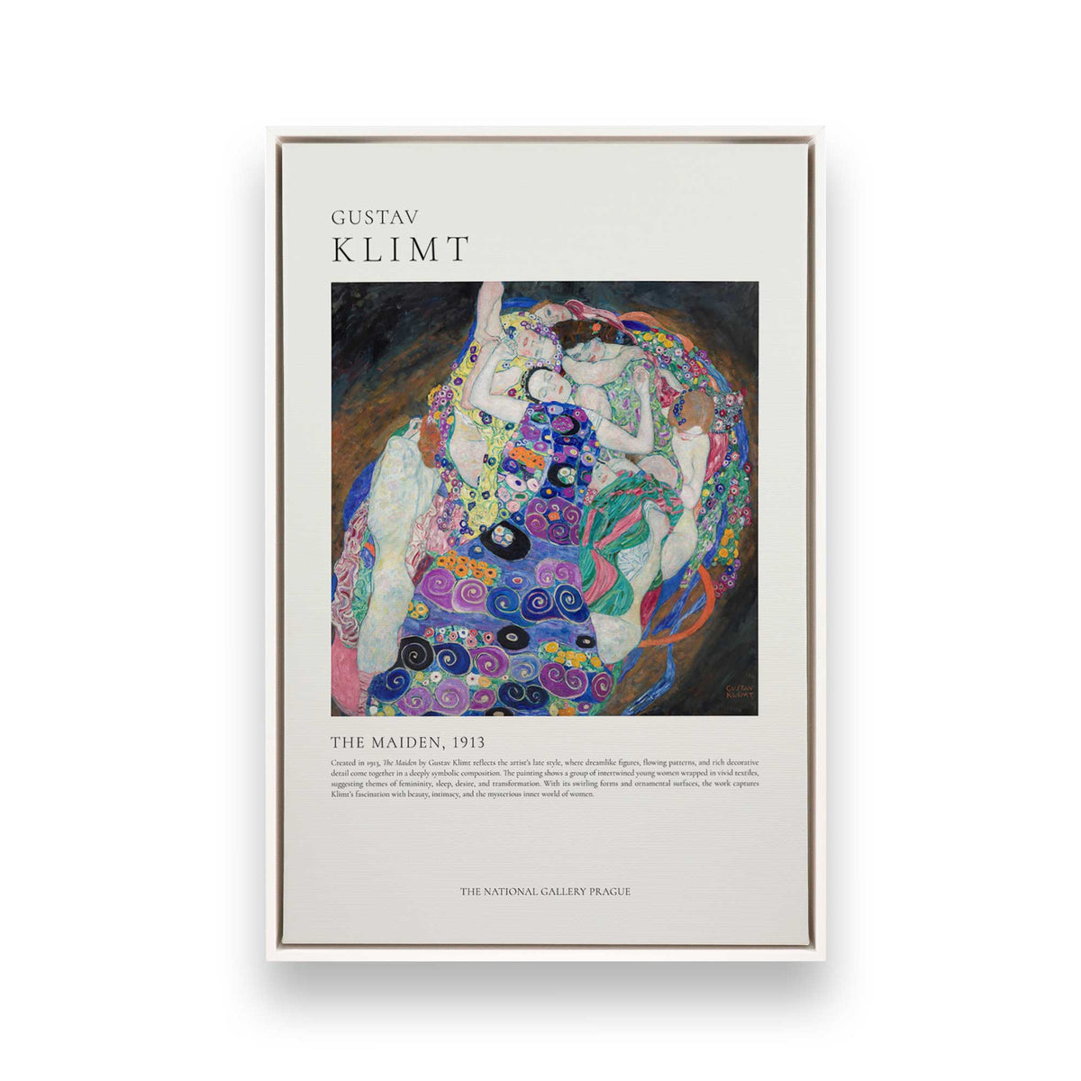 [Color:Opaque White], Picture of art in a White frame