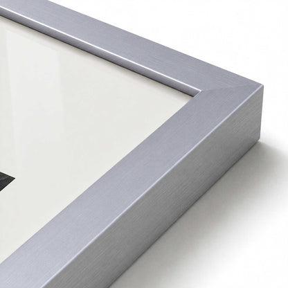 [Color:Polished Chrome], Picture of art in a Polished Chrome frame at an angle