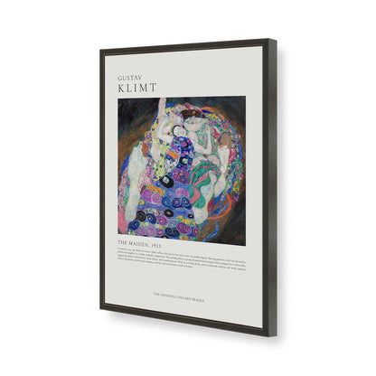 [Color:Satin Black], Picture of art in a Satin Black frame of the corner