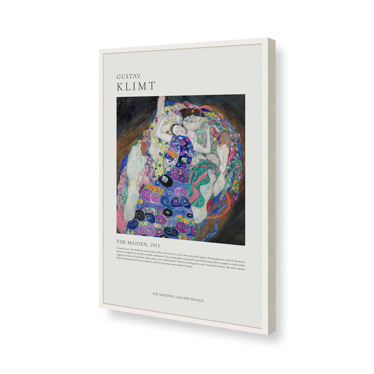 [Color:Opaque White], Picture of art in a Opaque White frame of the corner