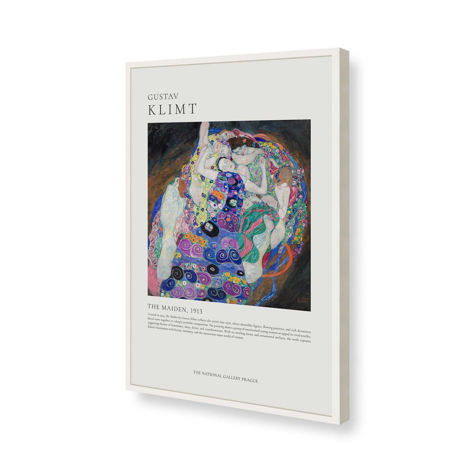 [Color:Opaque White], Picture of art in a Opaque White frame of the corner