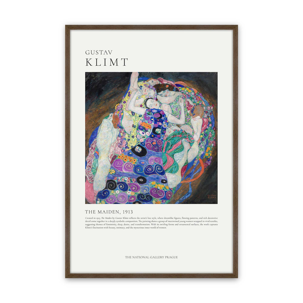 [Color:Walnut], Picture of art in a Walnut frame
