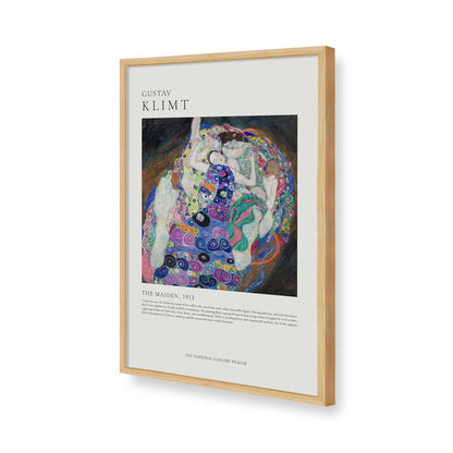 [Color:American Maple], Picture of art in a American Maple frame of the corner