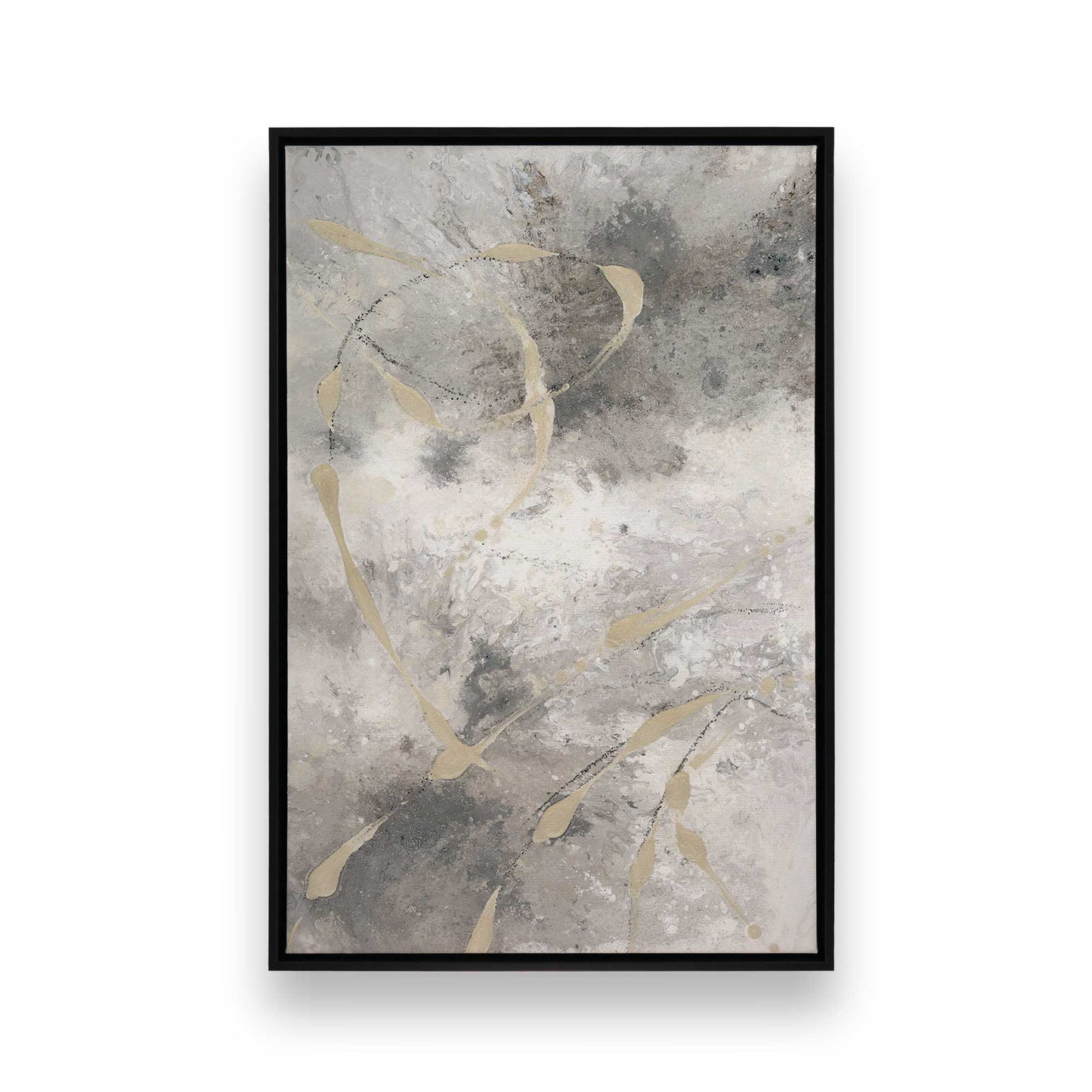 [Color:Satin Black], Picture of art in a Satin Black frame