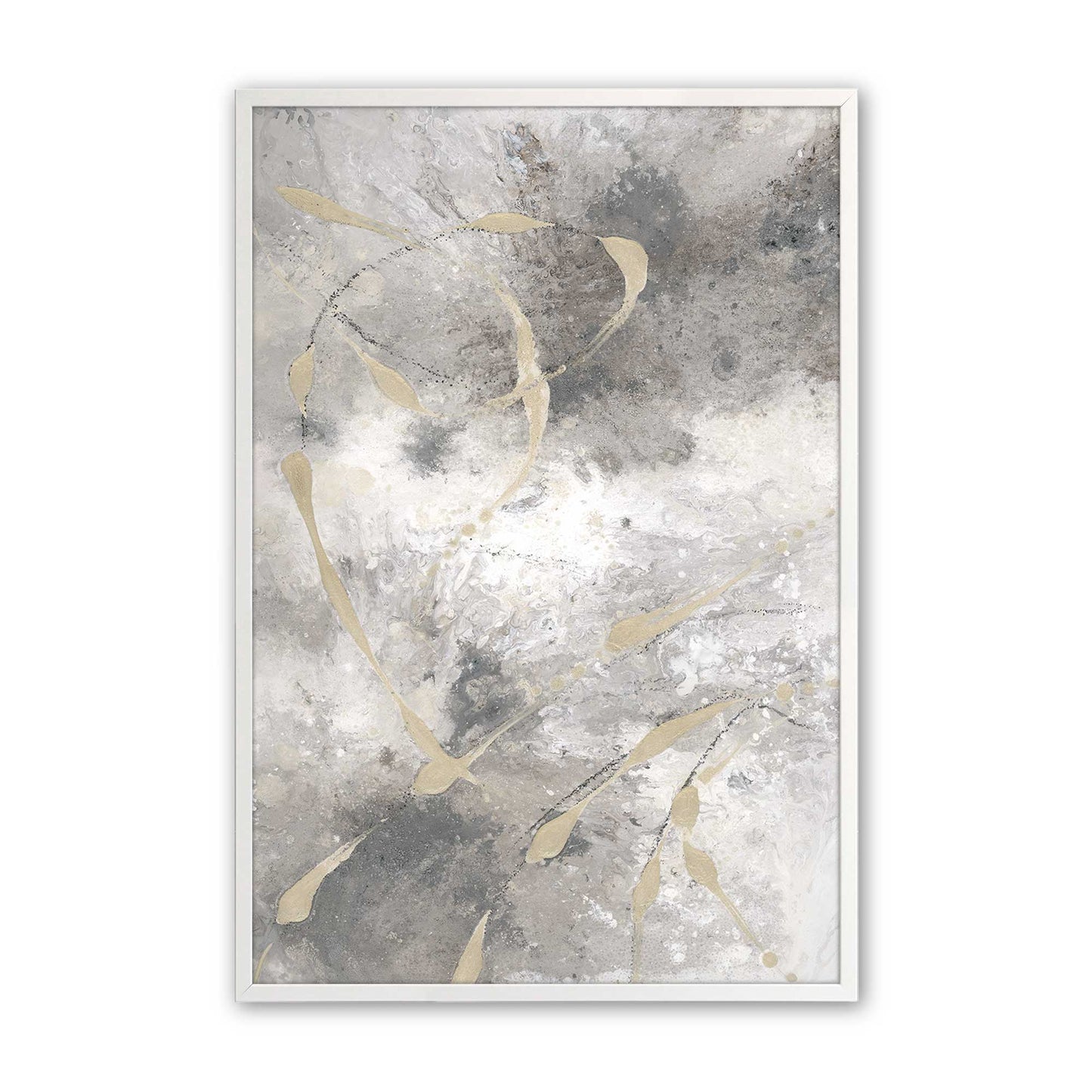 [Color:Opaque White], Picture of art in a Opaque White frame