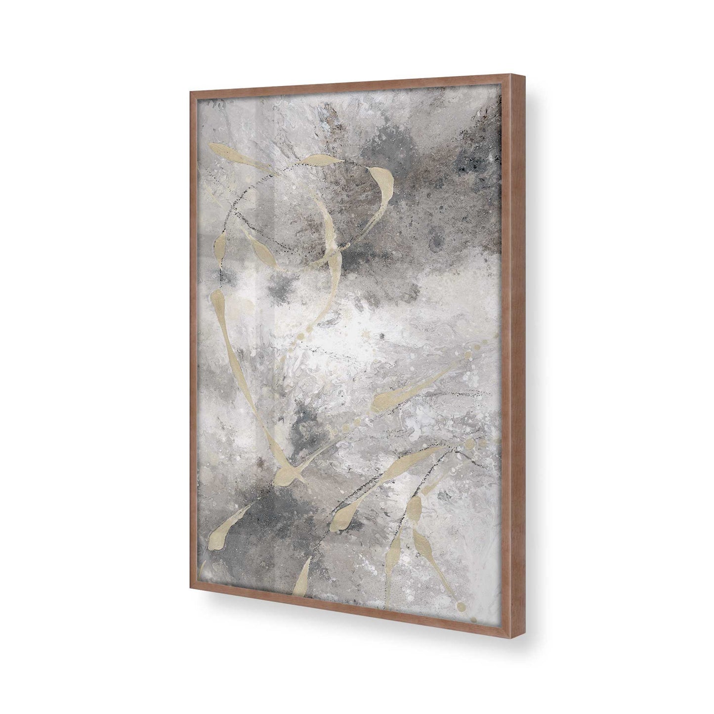 [Color:Powder Rose], Picture of art in a Powder Rose frame at an angle