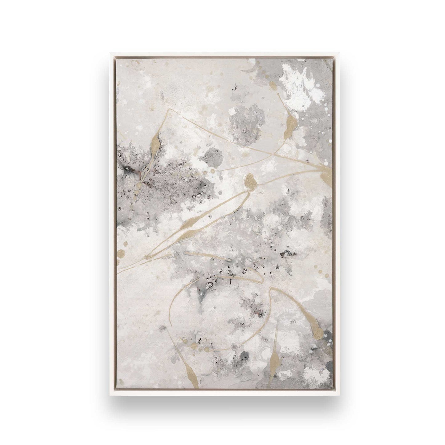 [Color:Opaque White], Picture of art in a White frame