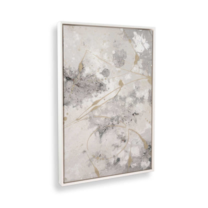 [Color:Opaque White], Picture of art in a White frame at an angle