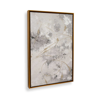 [Color:Polished Gold], Picture of art in a Polished Gold frame at an angle