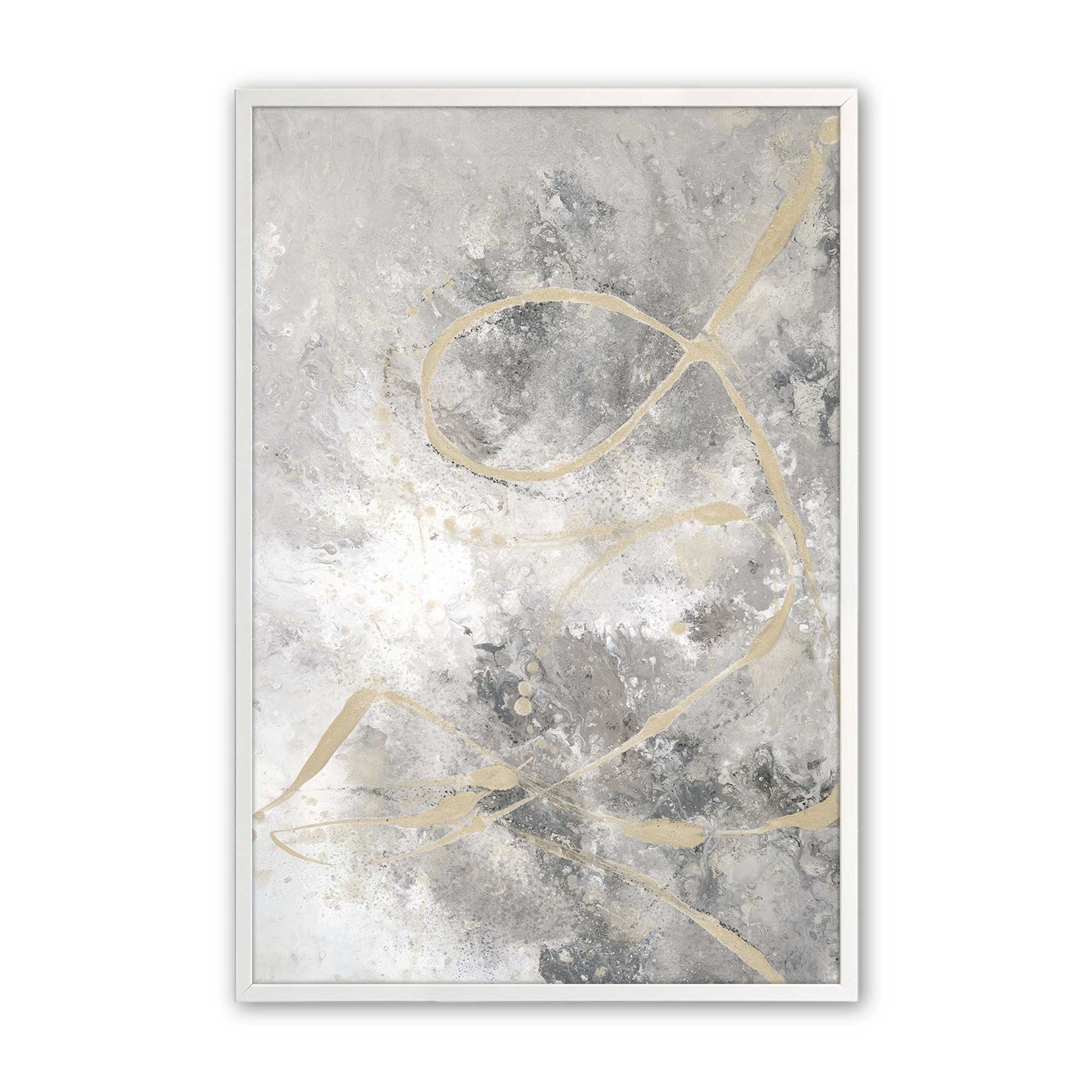 [Color:Opaque White], Picture of art in a Opaque White frame