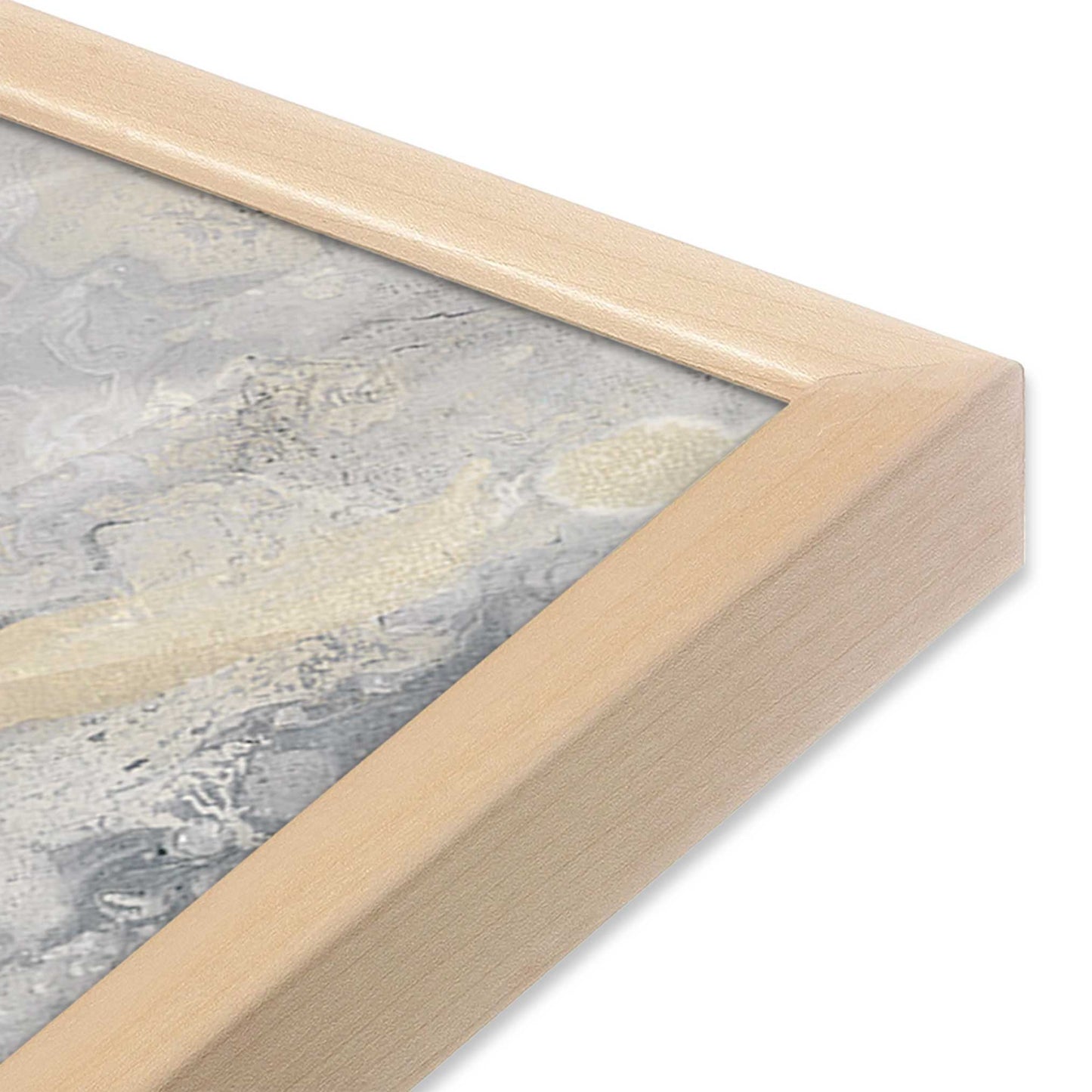 [Color:Raw Maple], Picture of art in a Raw Maple frame of the corner