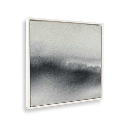 [Color:Opaque White], Picture of art in a White frame at an angle