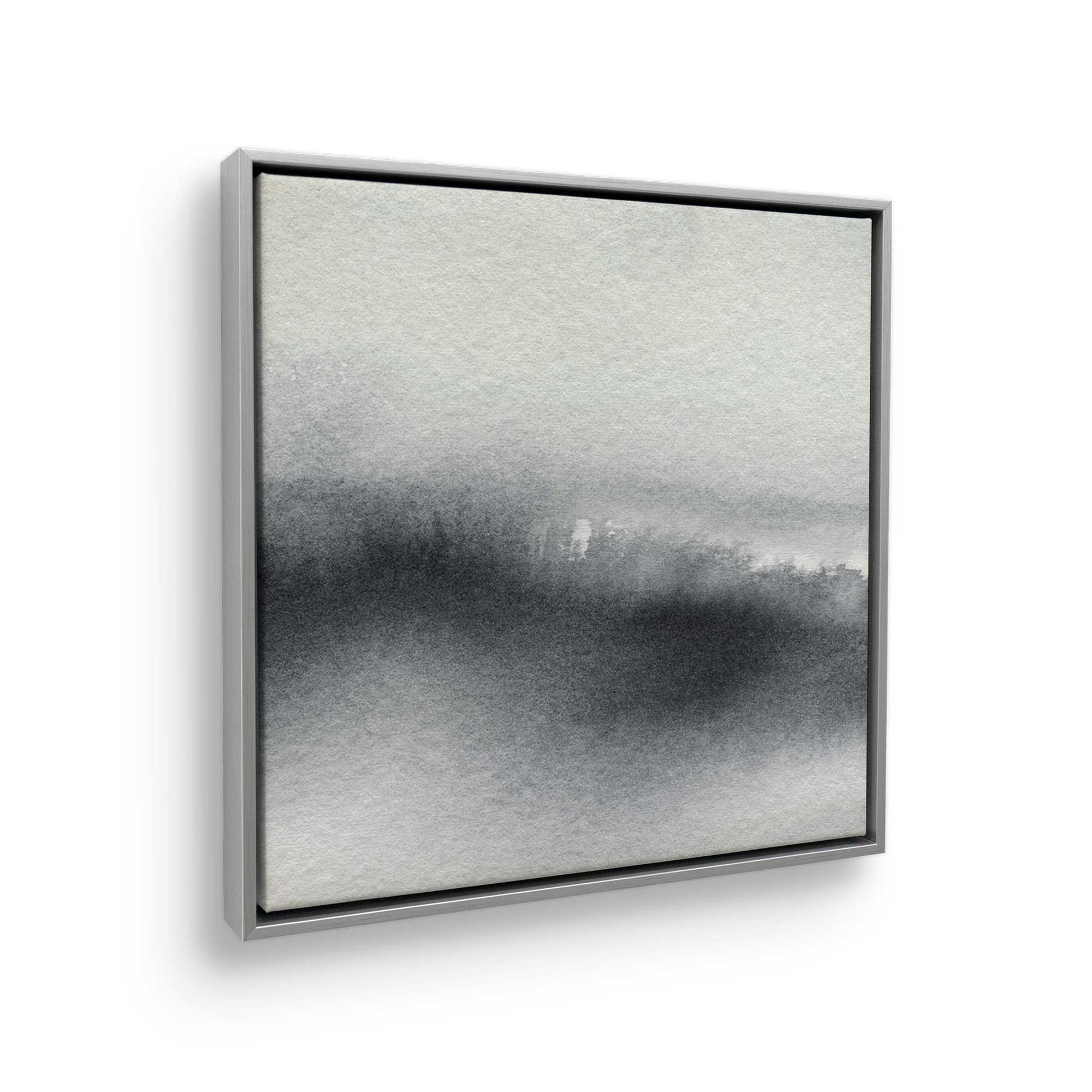 [Color:Polished Chrome], Picture of art in a Polished Chrome frame at an angle