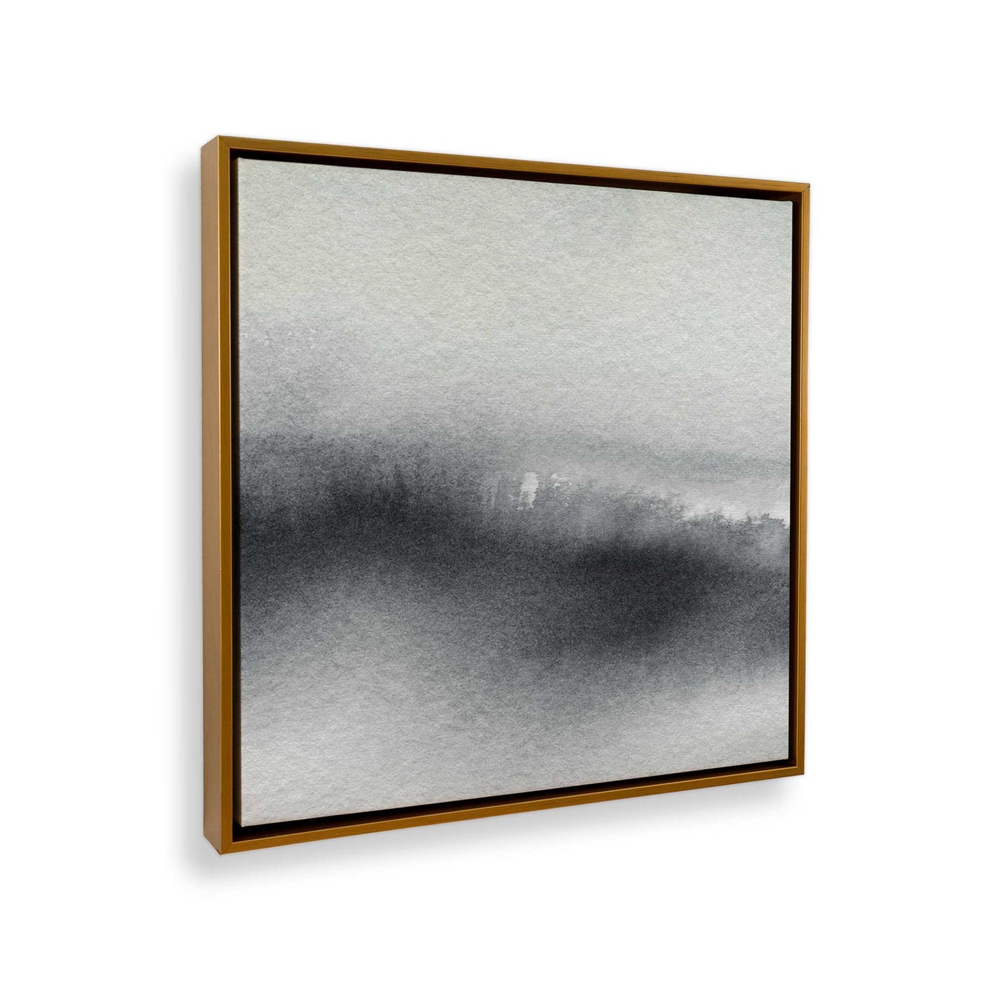 [Color:Polished Gold], Picture of art in a Polished Gold frame at an angle