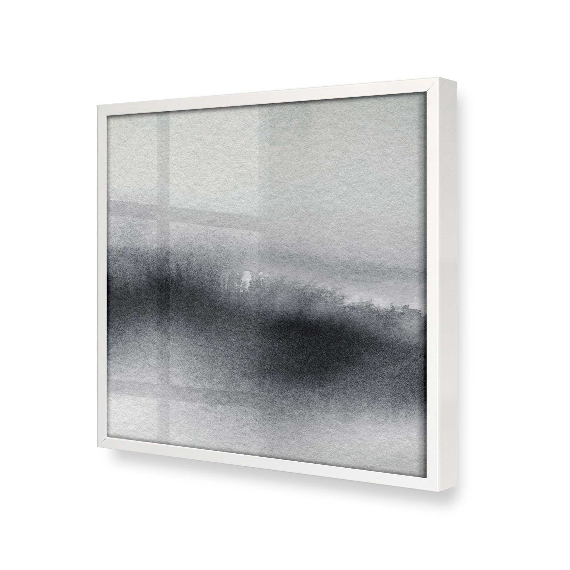 [Color:Opaque White], Picture of art in a Opaque White frame at an angle