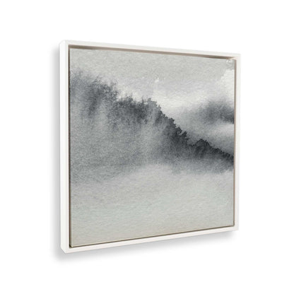 [Color:Opaque White], Picture of art in a White frame at an angle