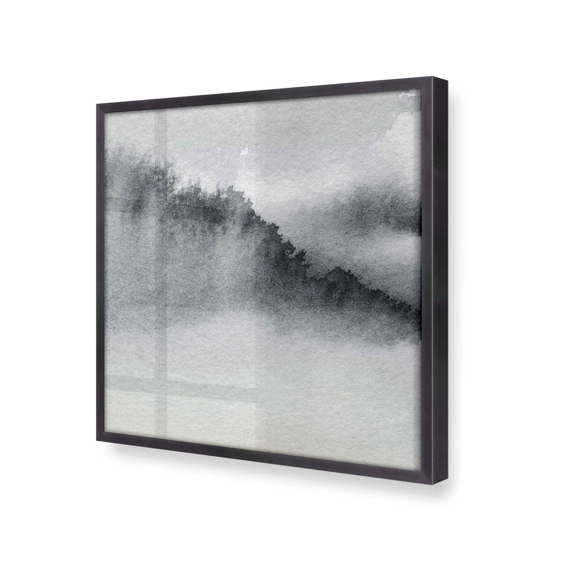 [Color:Weathered Zinc], Picture of art in a Weathered Zinc frame at an angle