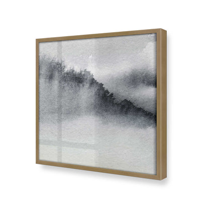 [Color:Brushed Gold], Picture of art in a Brushed Gold frame at an angle