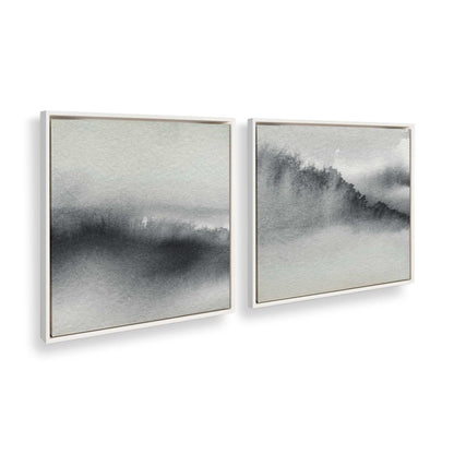 [Color:Opaque White] Picture of art in a White frame at an angle