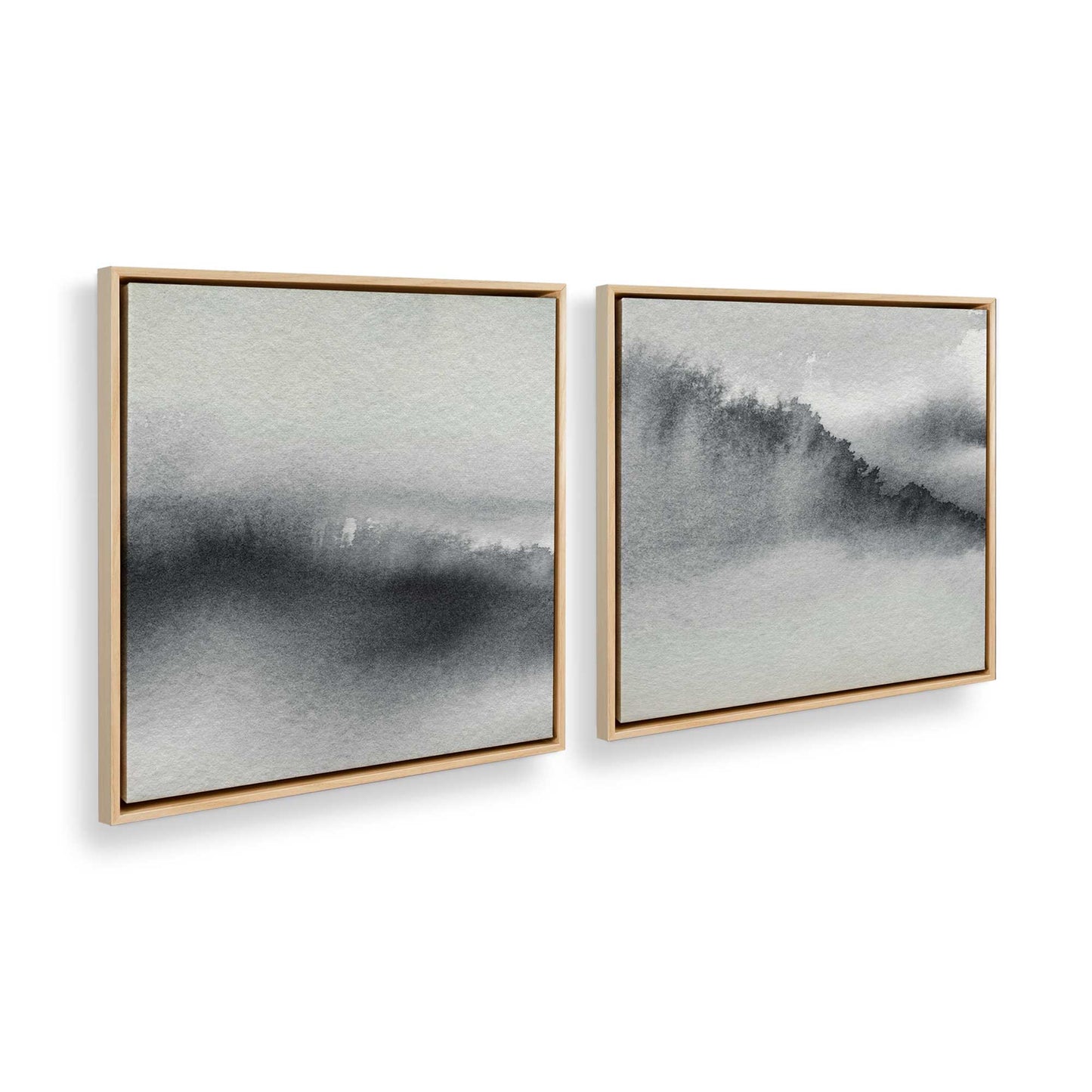 [Color:American Maple] Picture of art in a American Maple frame at an angle