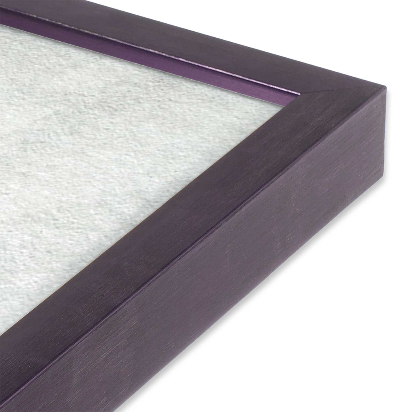 [Color:Purple Iris], Picture of art in a Purple Iris frame of the corner