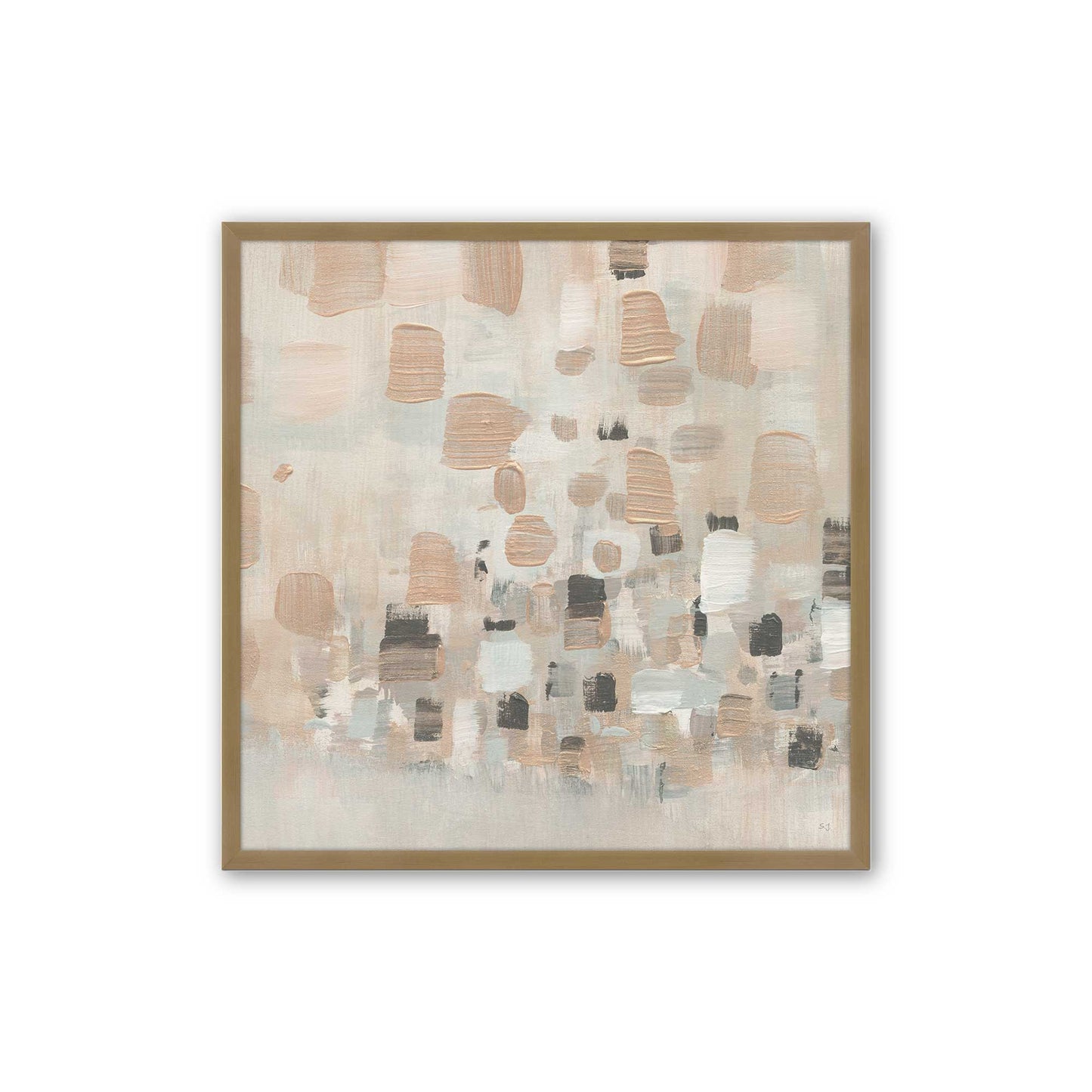 [Color:Brushed Gold], Picture of art in a Brushed Gold frame