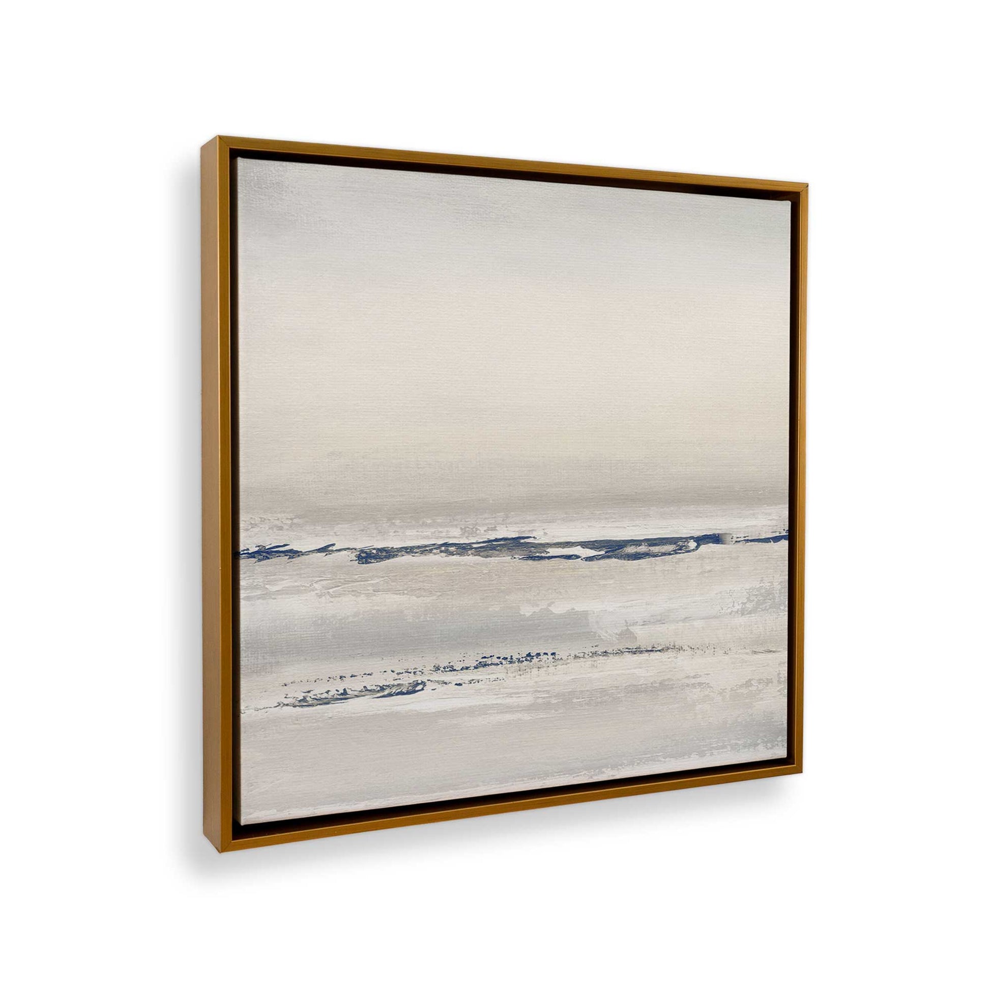 [Color:Polished Gold], Picture of art in a Polished Gold frame at an angle