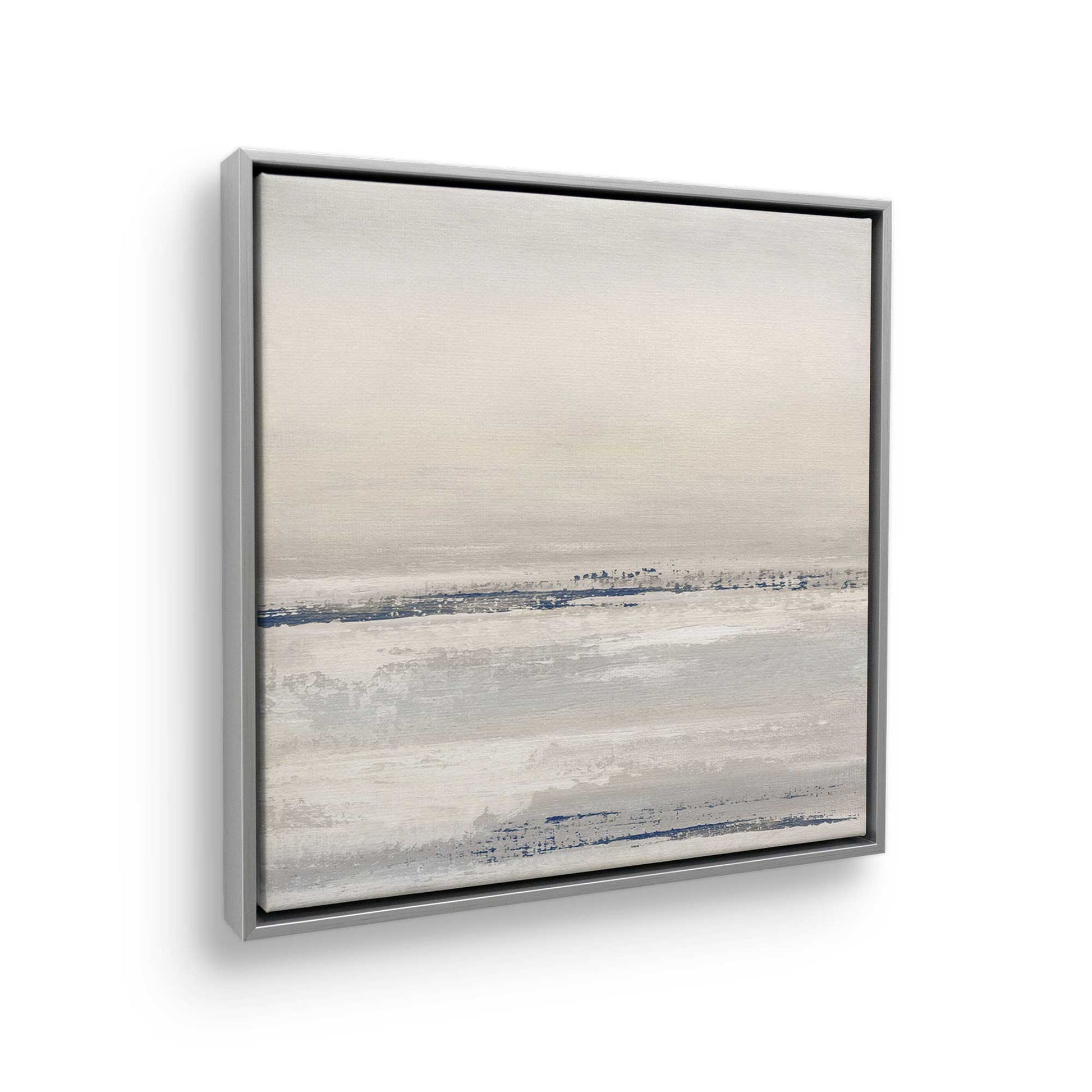 [Color:Polished Chrome], Picture of art in a Polished Chrome frame at an angle