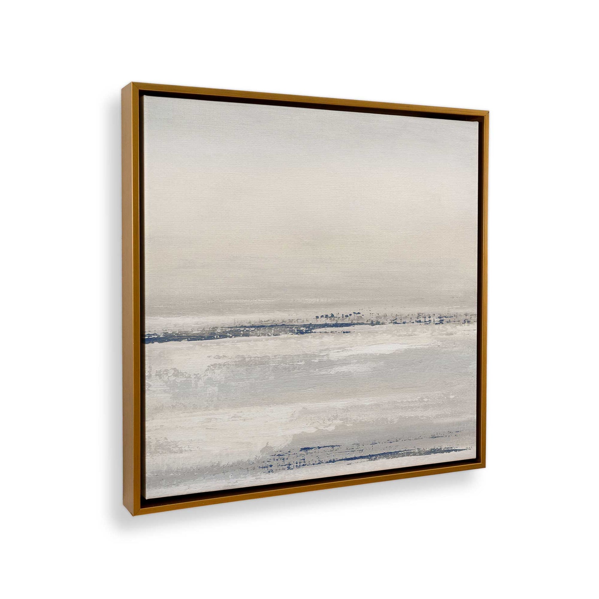 [Color:Polished Gold], Picture of art in a Polished Gold frame at an angle