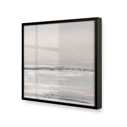 [Color:Satin Black], Picture of art in a Satin Black frame at an angle