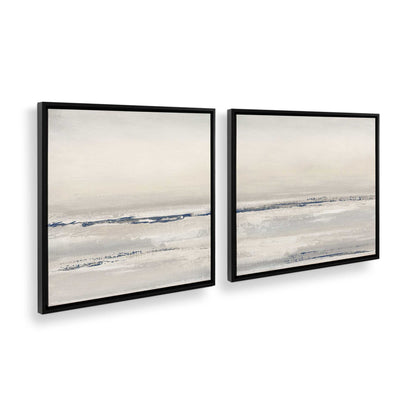 [Color:Satin Black], Picture of art in a Satin Black frame at an angle