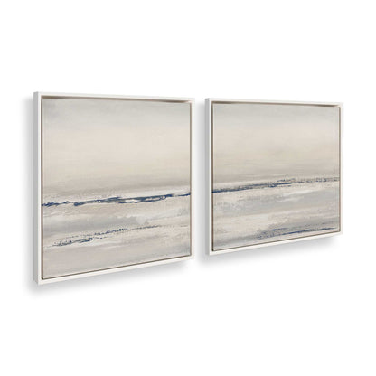 [Color:Opaque White] Picture of art in a White frame at an angle